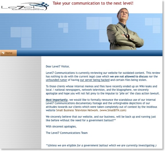 Current Level7 Website